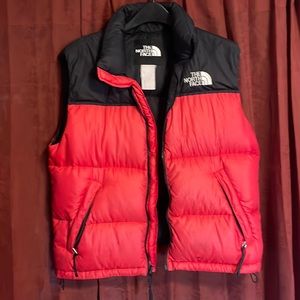 North face puffer vest